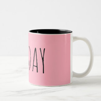 zondag || Collectie week Tweekleurige Koffiemok