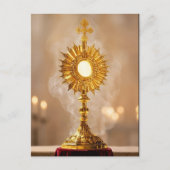 Zondag Corpus Christi Monstrans Eucharistie Briefkaart (Voorkant)