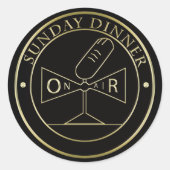 Zondag diner sticker BK (Voorkant)