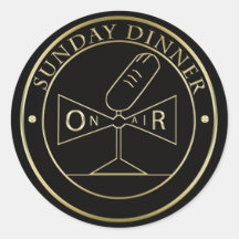 Zondag diner sticker BK