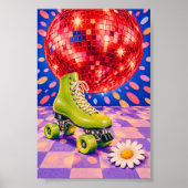 Zondag Disco Kunstprint Poster (Voorkant)