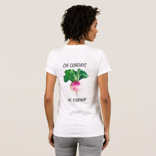 Zondag draaien we om - dierenkruiderijen t-shirt