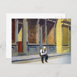 zondag | Edward Hopper | Briefkaart