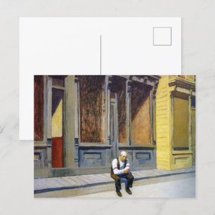 zondag   Edward Hopper   Briefkaart