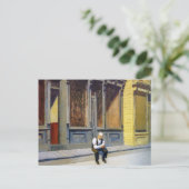 zondag | Edward Hopper | Briefkaart (Staand voorkant)