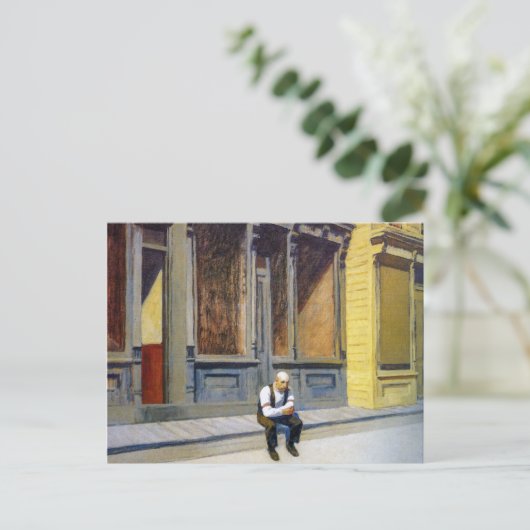 zondag | Edward Hopper | Briefkaart (Staand voorkant)