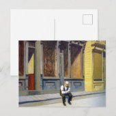 zondag | Edward Hopper | Briefkaart (Voorkant / Achterkant)