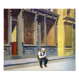 zondag   Edward Hopper   Foto Afdruk