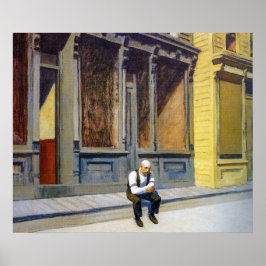 Zondag | Edward Hopper | Poster