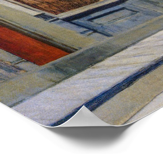 zondag | Edward Hopper | Poster (Hoek)