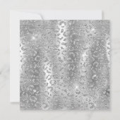 Zondag extra Silver Glitter Leopard Kaart (Achterkant)