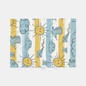 Zondag Fleece Deken (Voorkant (Horizontaal))