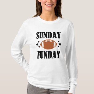 Zondag football shirt vrouwen grappig