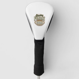 Zondag Fun Football Vintage Shirt Ontwerp_1 Golfheadcover