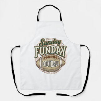 Zondag Fun voetbal Vintage Shirt Design_1 Schort