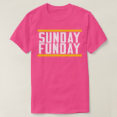Zondag Funday 1 T-shirt (Design voorkant)
