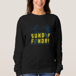 Zondag Funday Amerikaanse College Football Premium Trui
