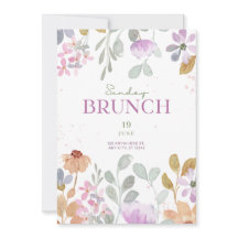 Zondag Funday Brunch Uitnodiging - Elegant & Custo