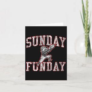  zondag Funday T Shirt New England Football Kaart