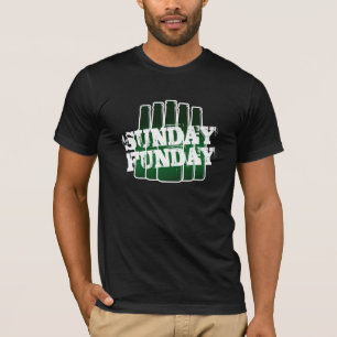ZONDAG FUNDAY vintage bier drinken t-shirt