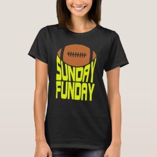 Zondag Funday Voetbalcitaat voor Sport 1 T-shirt