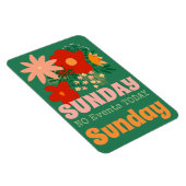 ZONDAG Geen Evenementen Vandaag Magnet boho kleurr Magneet (Rechterzijde)