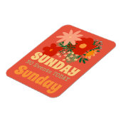 ZONDAG Geen Evenementen Vandaag Magnet boho kleurr Magneet (Linkerzijde)