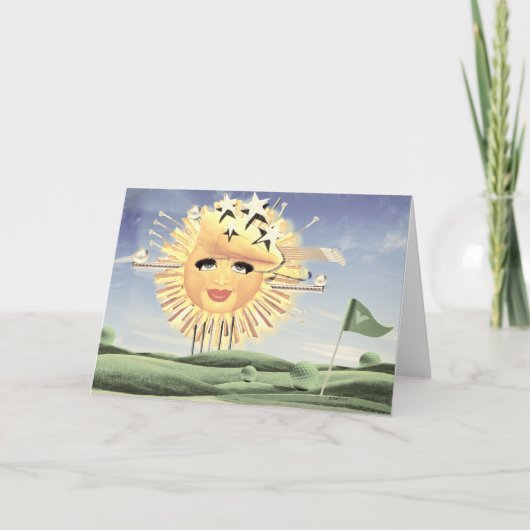 ZONDAG GOLF! BEDANKKAART (Voorkant)