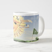 ZONDAG GOLF! GROTE KOFFIEKOP (Voorkant rechts)