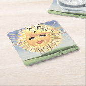 ZONDAG GOLF! KARTONNEN ONDERZETTERS (Gebogen)