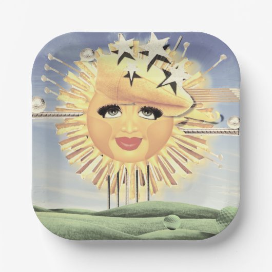 ZONDAG GOLF! PAPIEREN BORDJE (Voorkant)