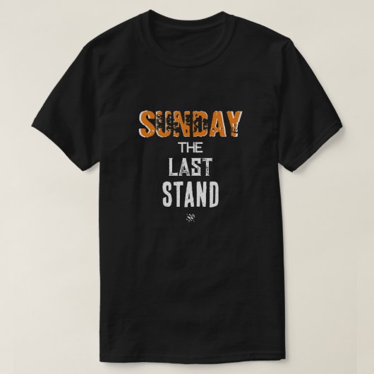 Zondag grap (zondag: de laatste standaard!) v2 t-shirt (Design voorkant)