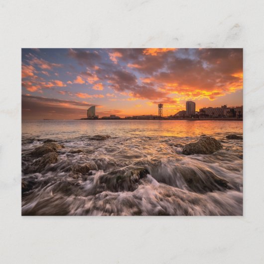 Zondag in Barcelona Briefkaart (Voorkant)