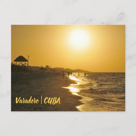 Zondag in Cuba Briefkaart (Voorkant)