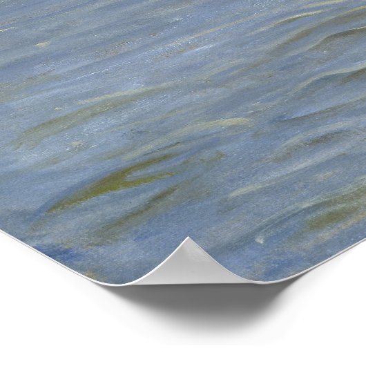 Zondag in de atmosfeer van de Elbe Poster (Hoek)