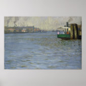 Zondag in de atmosfeer van de Elbe Poster (Voorkant)