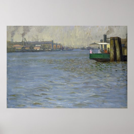 Zondag in de atmosfeer van de Elbe Poster (Voorkant)