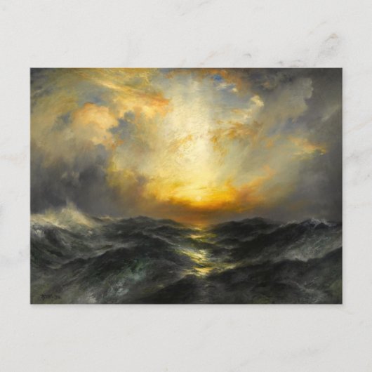 Zondag in de Oceaan Briefkaart (Voorkant)