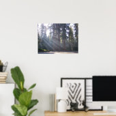 Zondag in de ochtend bij de algemene gifteboom poster (Thuiskantoor)