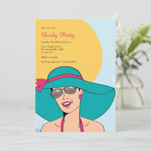 Zondag in de Races Kaart (Staand voorkant)