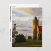 Zondag in de stad Mackinaw Briefkaart (Voorkant / Achterkant)