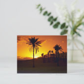 Zondag in de woestijn, de Sahara, de Tunesische wo Briefkaart (Staand voorkant)