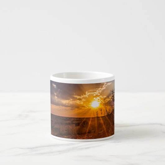 Zondag in de woestijn van Kalahari, Namibië Espresso Kop (Voorkant)