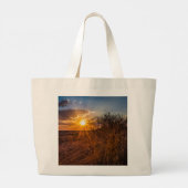 Zondag in de woestijn van Kalahari, Namibië Grote Tote Bag (Achterkant)