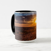 Zondag in de woestijn van Kalahari, Namibië Mok (Voorkant links)