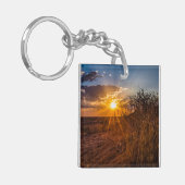 Zondag in de woestijn van Kalahari, Namibië Sleutelhanger (Voorkant Links)