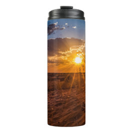 Zondag in de woestijn van Kalahari, Namibië Thermosbeker