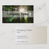 Zondag in een boslandschap visitekaartje (Voorkant / Achterkant)