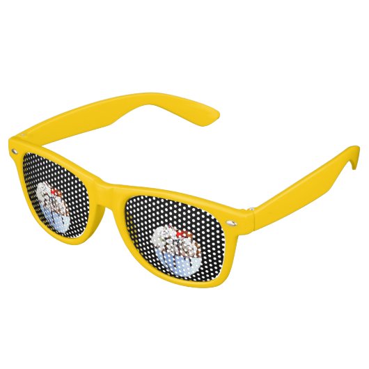 Zondag in een kom retro zonnebril (Gekanteld)