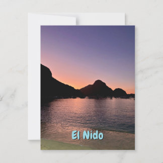 Zondag in El Nido Briefkaart